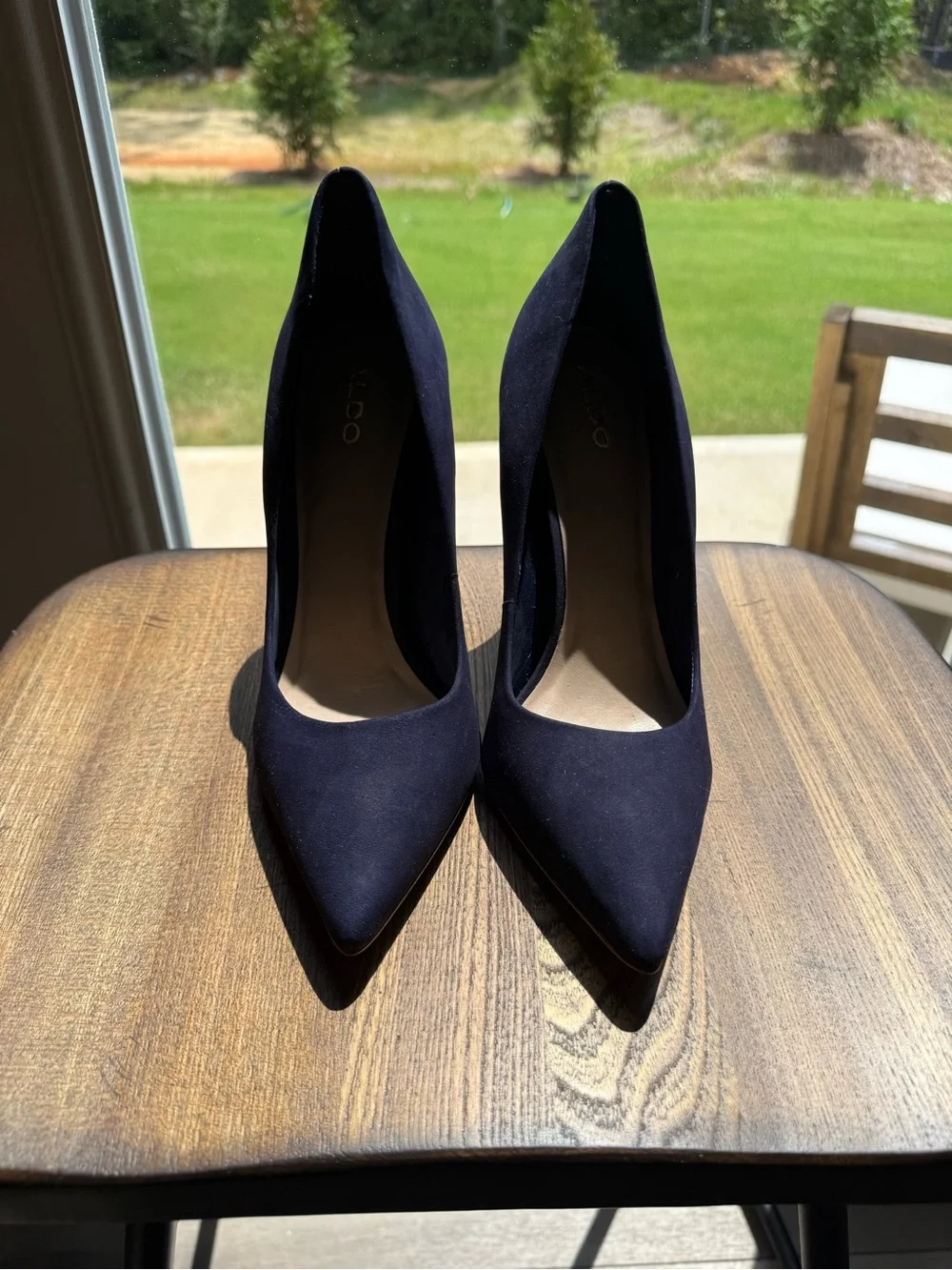 Aldo Blue Pointed Toe Stiletto Pump